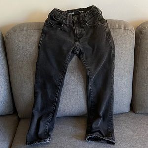 Old Navy Boys Straight Black Jeans, Size 7.